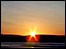Volcanic sunset captured by Alan Purton from the Severn Estuary just beyond Slimbridge