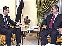 Esad Hariri ile birlikte