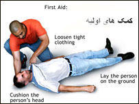 کمک های اوليه به زخمی های ماين