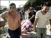 مرد عرب اسرائیلی بعد از حمله موشکی حزب الله به شمال اسرائیل