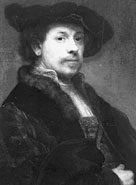 Self portrait by Rembrandt van Rijn