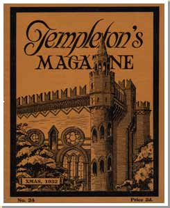 Front cover of the Templetonian magazine 1952