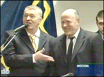 Владімір Жиріновський і Олеґ Малишкін