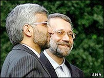 لاریجانی و جلیلی - عکس از ایسنا