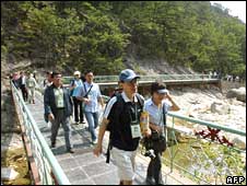 Tour du lịch theo tour của khách Nam Hàn tại Bắc Hàn bị ngưng trệ một phần