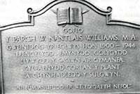 Cofeb Nantlais yn Rhydaman