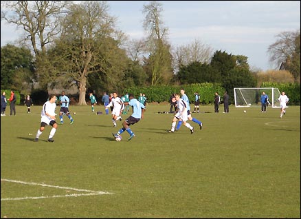 The Football League exit trials at Bisham Abbey