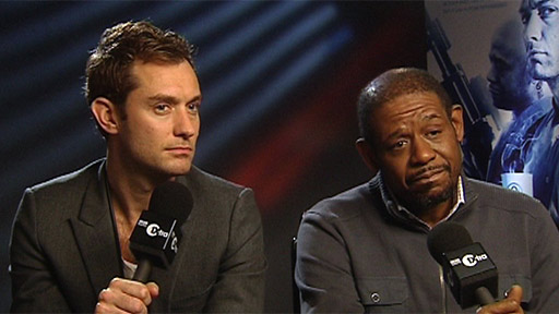 Gemma meets Jude Law and Forest Whitaker