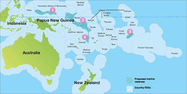 Map of Nauru Agreement areas