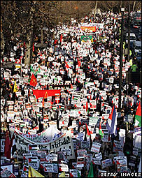 Protesto em Londres