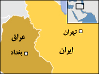 نقشه ایران و عراق