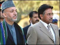 करज़ई-मुशर्ऱफ़