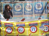 Propaganda política nas ruas de Montevidéu