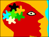 A cartoon picture of a person's head