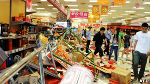 青岛的一家超市