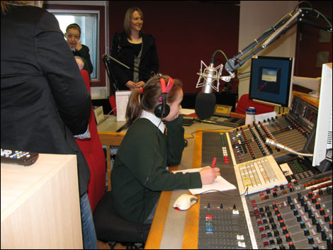 Keswick School visit to BBC Radio Cumbria