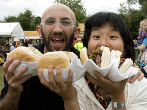 See photos of the crowd at the Cambridge Folk Festival 2008