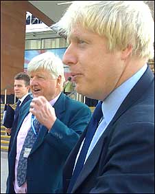 Boris Johnson and dad