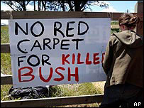 proteste anti Bush