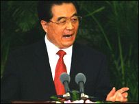 Presidente chinês Hu Jintao