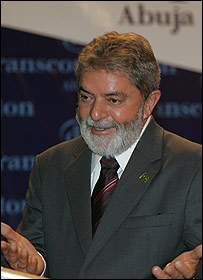 O presidente Lula, em Abuja (Foto: Ricardo Stuckert/PR)