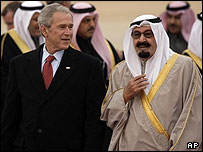 جورج بوش و ملک عبدالله
