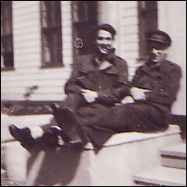 Bernard (left) with pianist, Marcel Lorber