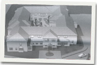 Llun cyfrifadurol o'r cynllun