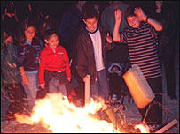 آتش بازی چهارشنبه سوری