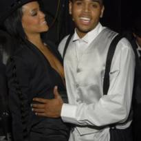 Rihanna and Chris at MTV Awards 07