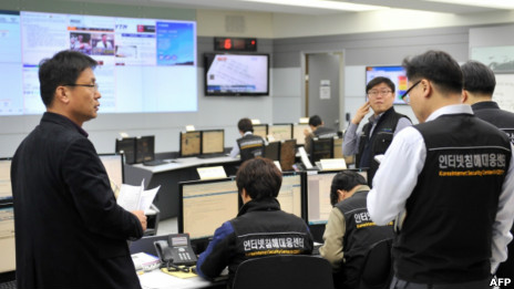 韩国三家电视台和六家金融机构的共3.2万余台电脑和服务器遭到了攻击