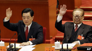 胡锦涛和江泽民