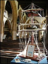 Replica of the rigging used by sea cadets