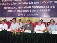 Cuộc họp các nhà tài trợ cho VN (ảnh VietnamNet)
