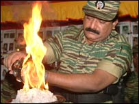LTTE leader Velupillai Prabhakaran