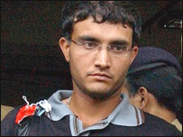 بھارتی بلے باز سورو گنگولی 