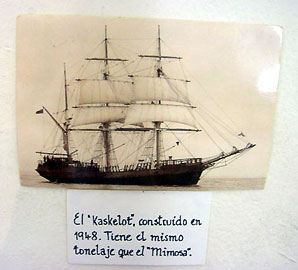 Photograph of a ship that was similar to the Mimosa