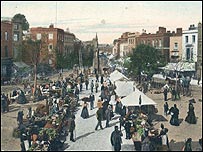 Taunton Market in 1910