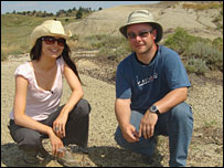 Jacey Normand and Dr Phil Manning