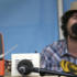 Gruff Rhys in the Hub tent at Summer Sundae