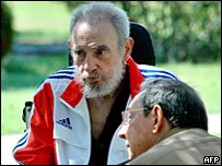 Raul ve Fidel Castro