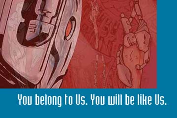 Cyberman - You belong to Us. You will be like Us
