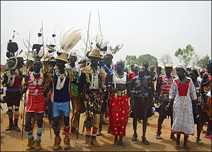 Traditional dancing in Sudan