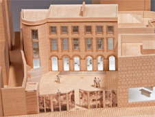 A model of the Black Cultural Archive in Brixton