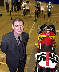 Keith Beattie, Museum manager, who created the exhibition