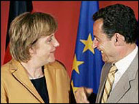 Angela Merkel ve Nicolas Sarkozy