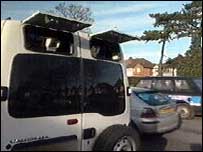 Van with ANPR cameras