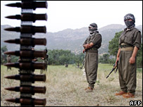 اعضای پ ک ک در شمال عراق - 20 ژوئن 2007