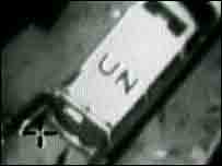 İsrail'in iddiasına konu olan BM ambulansının görüntüsü