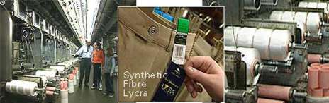 Image of a synthetic material factory